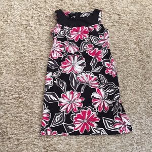 Beautiful Floral Sleeveless Dress Size 6 IN Studip